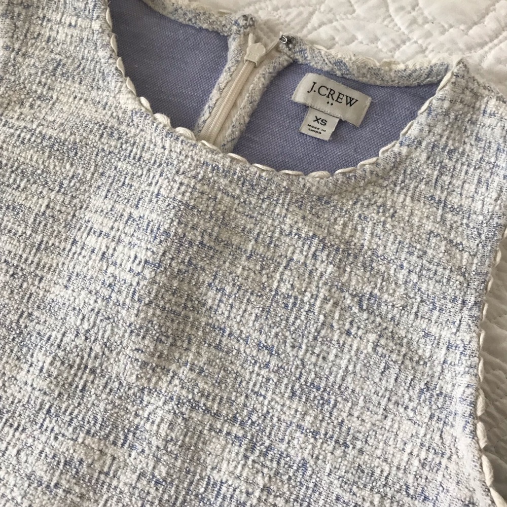 J Crew scalloped tank